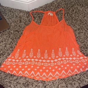 Orange tank top